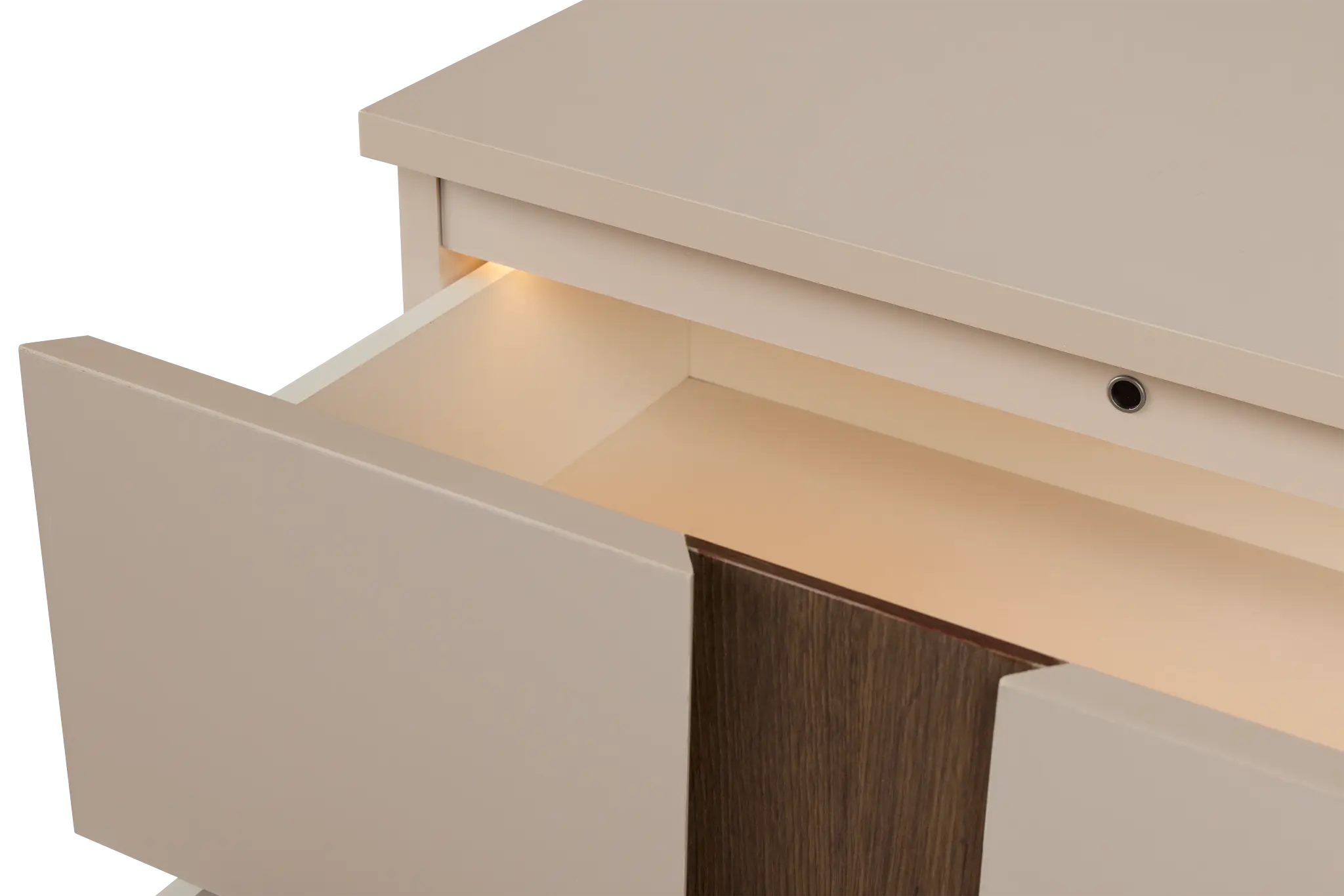 Brasilia Light Beige 2-drawer Nightstand Brasilia Light Beige 2-drawer Nightstand