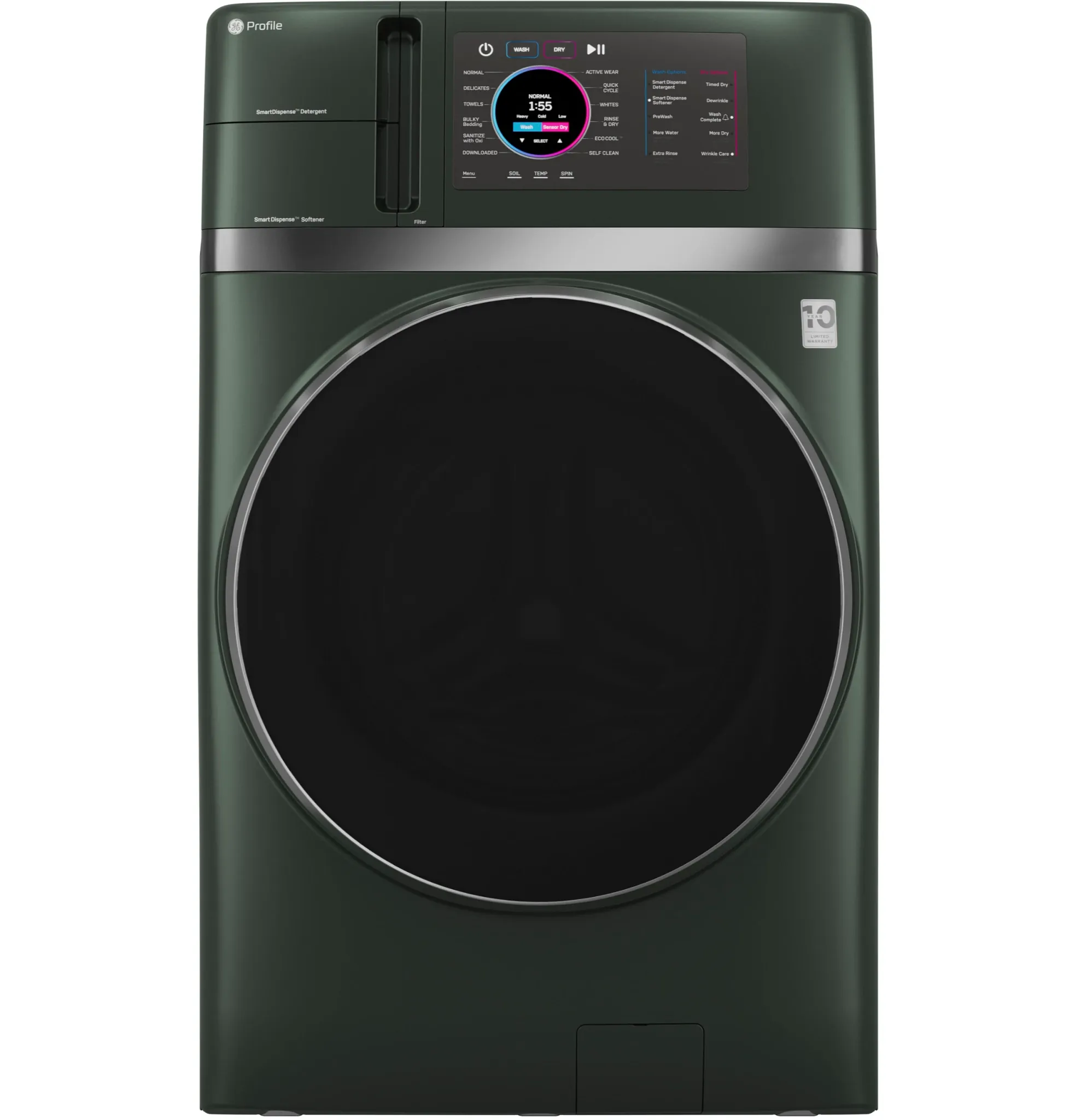 Ge Profile 97 Series Green Electric Washer/dryer Combo