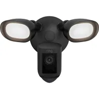Ring Floodlight Cam Pro Wired Black Outdoor Security Cameras