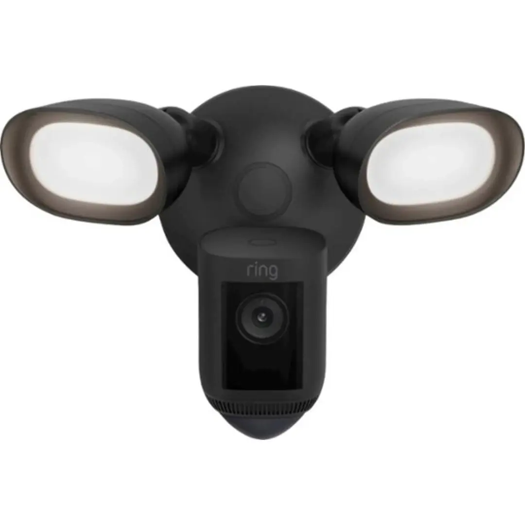 Ring Floodlight Cam Pro Wired Black Outdoor Security Cameras Ring Floodlight Cam Pro Wired Black Outdoor Security Cameras