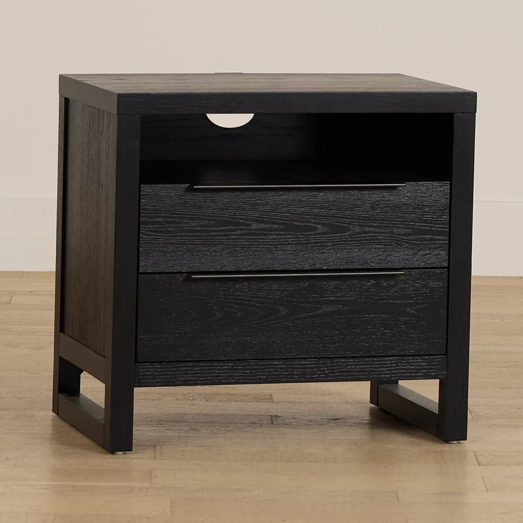 Williamsburg Black Nightstand