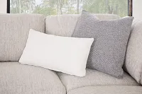 Eden Ivory Lumbar Accent Pillow