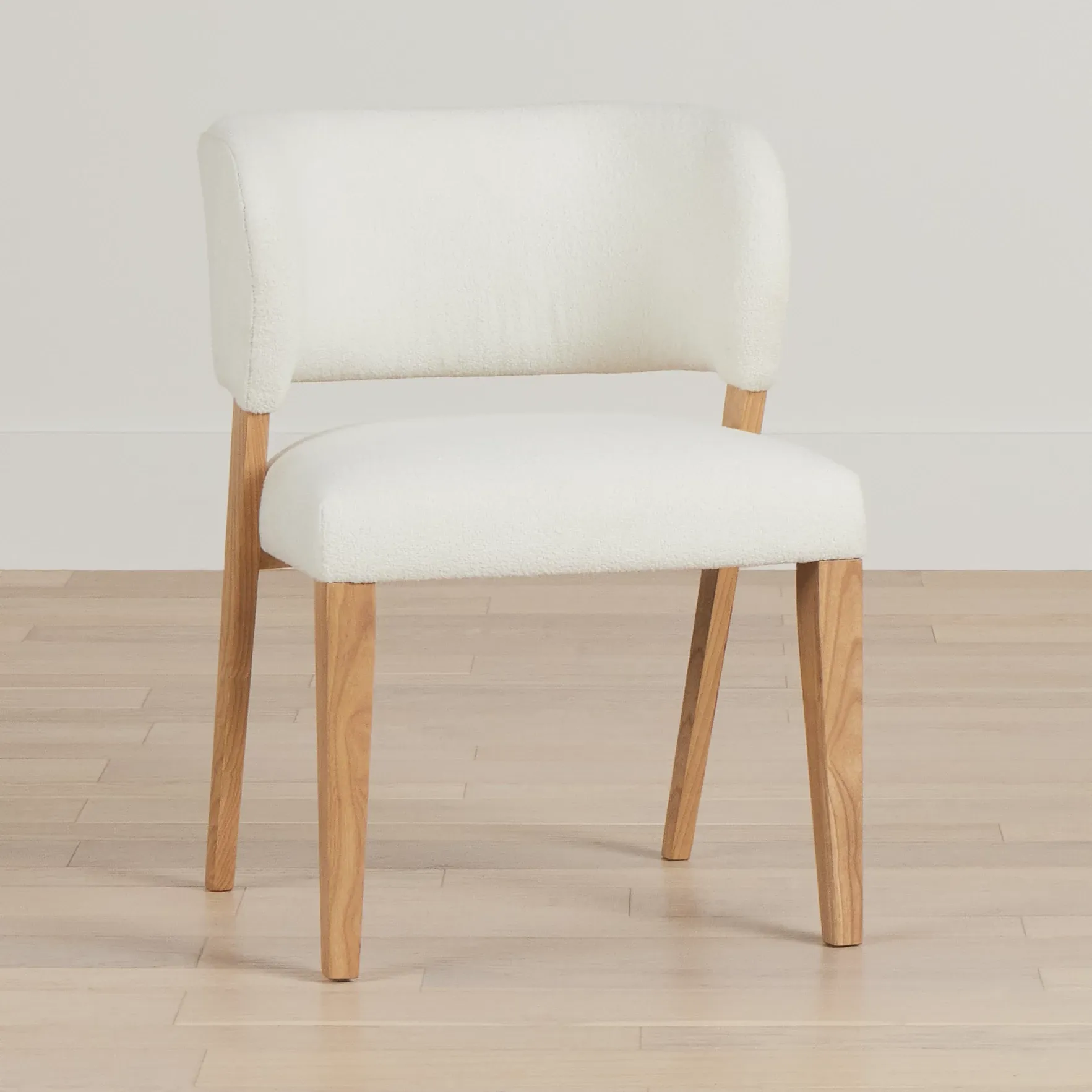 Malibu White Upholstered Side Chair