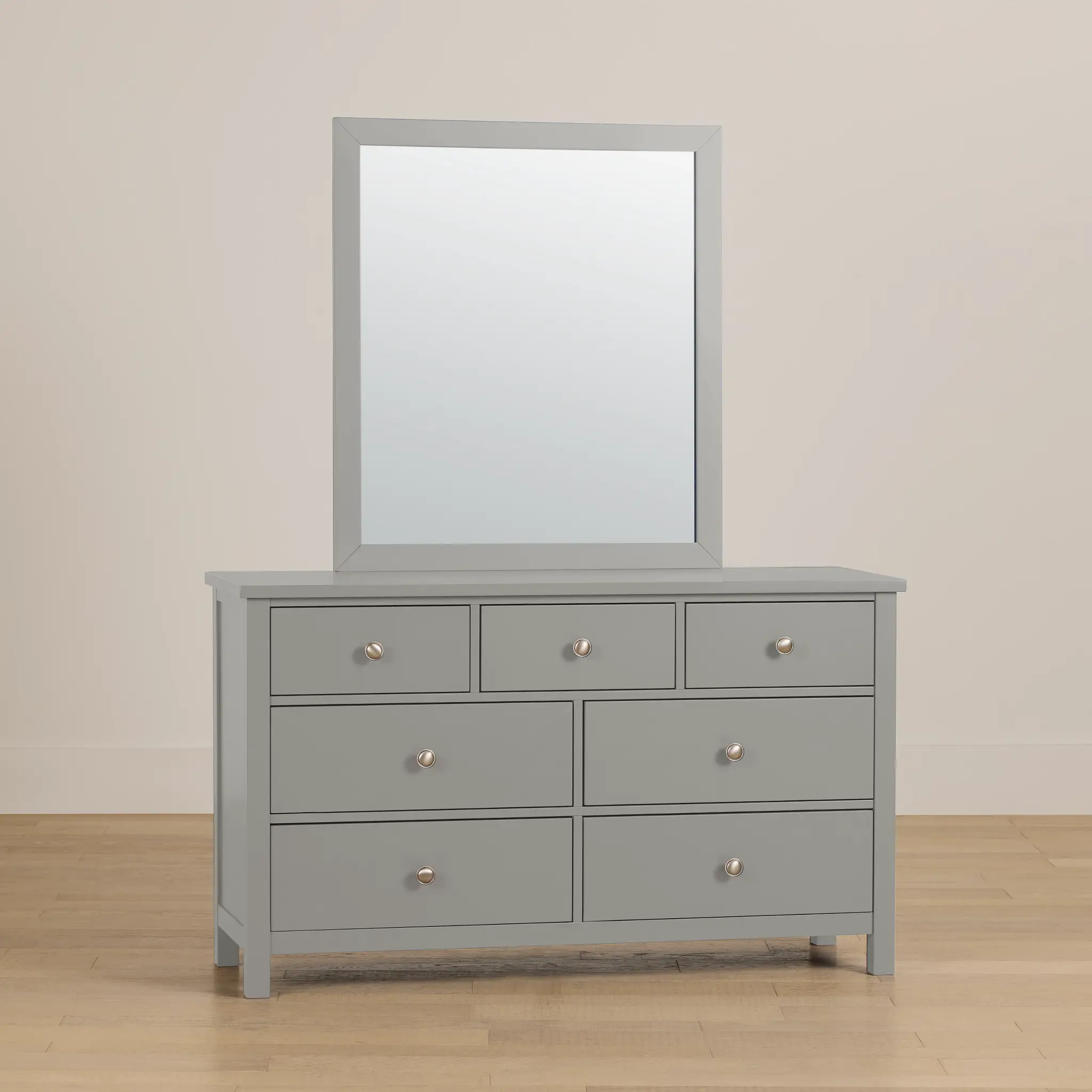 Charleston Gray Dresser & Mirror Charleston Gray Dresser & Mirror