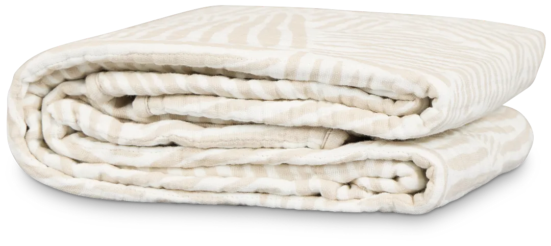 Zayd Light Beige Coverlet