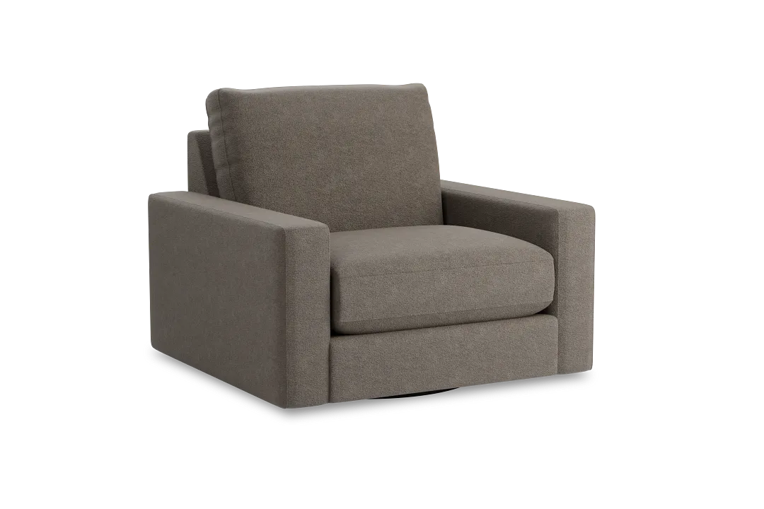 Edgewater Elite Brown Swivel Chair