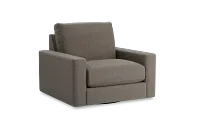 Edgewater Elite Brown Swivel Chair