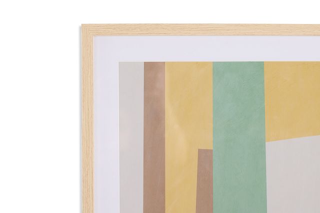 Hurly Multicolored Framed Wall Art