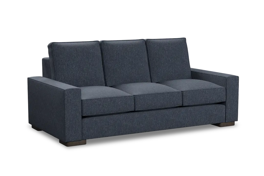 Edgewater Maguire Blue 84" Sofa W/ 3 Cushions Edgewater Maguire Blue 84" Sofa W/ 3 Cushions