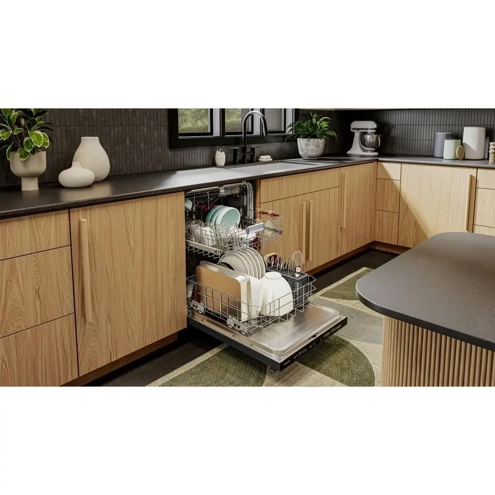 Kitchenaid 324 Series Black Built In Dishwasher Kitchenaid 324 Series Black Built In Dishwasher