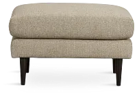 Easton Brown Fabric Ottoman