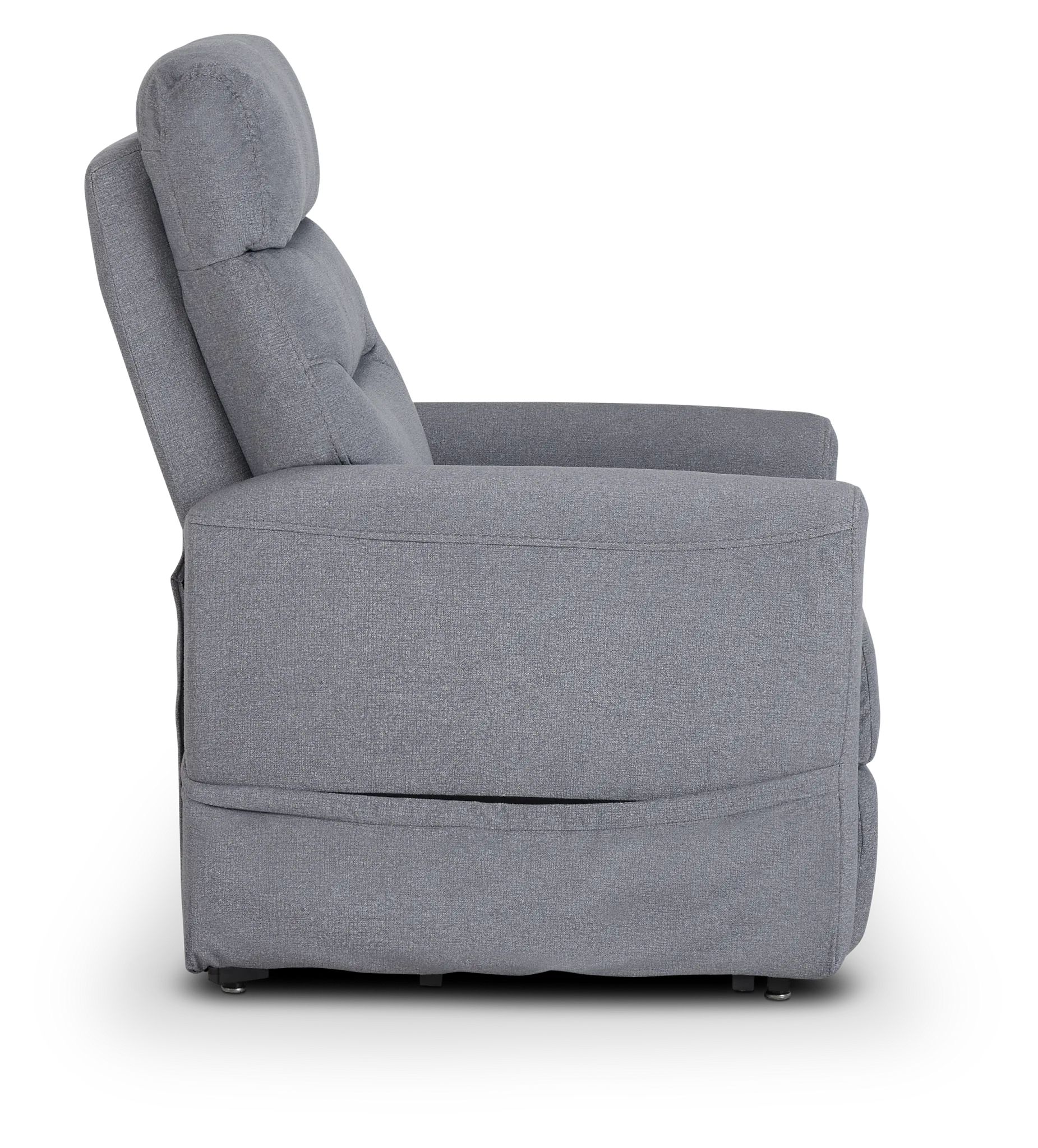 Canton Gray Fabric Power Lift Recliner