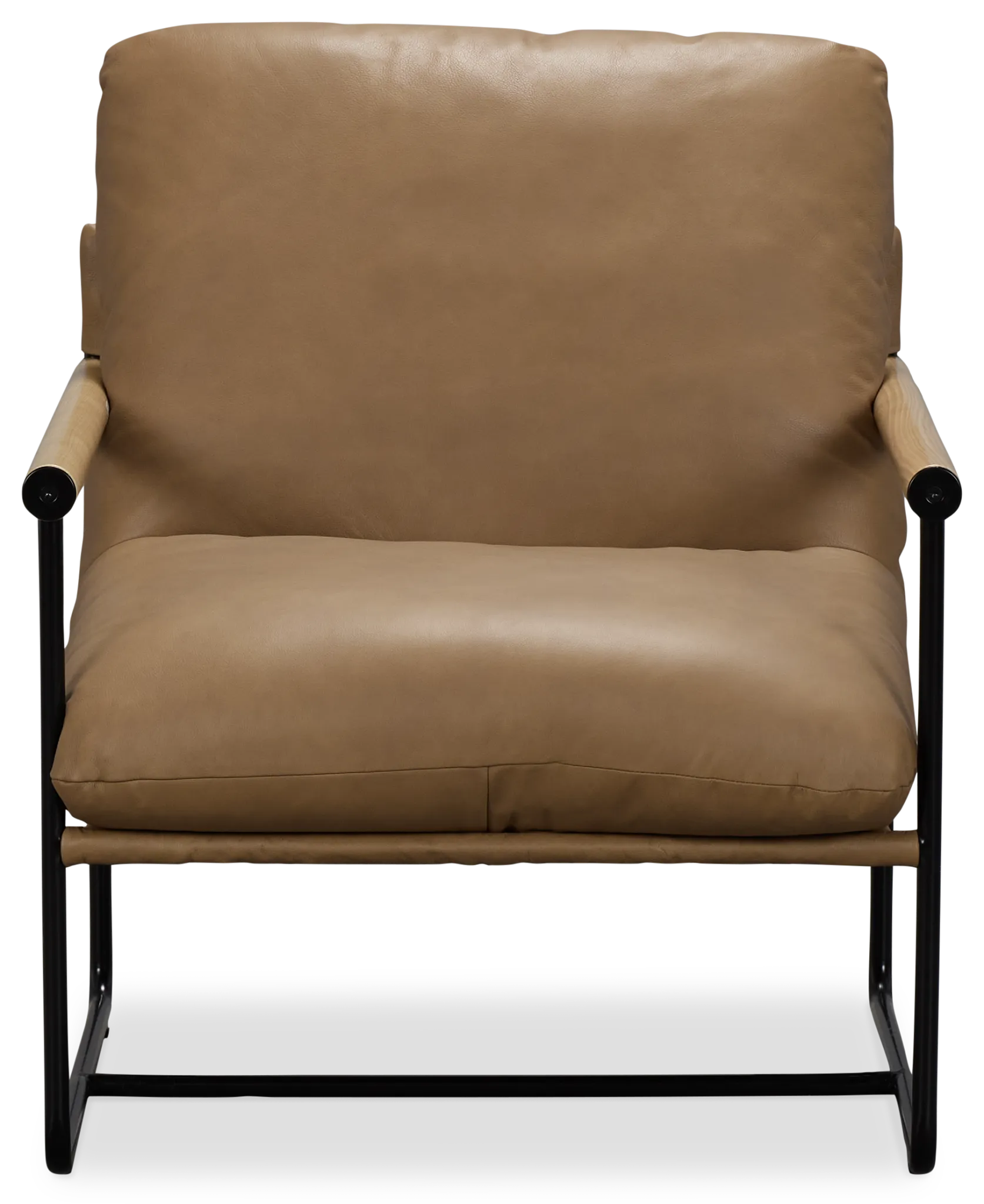 Margo Brown Leather Accent Chair