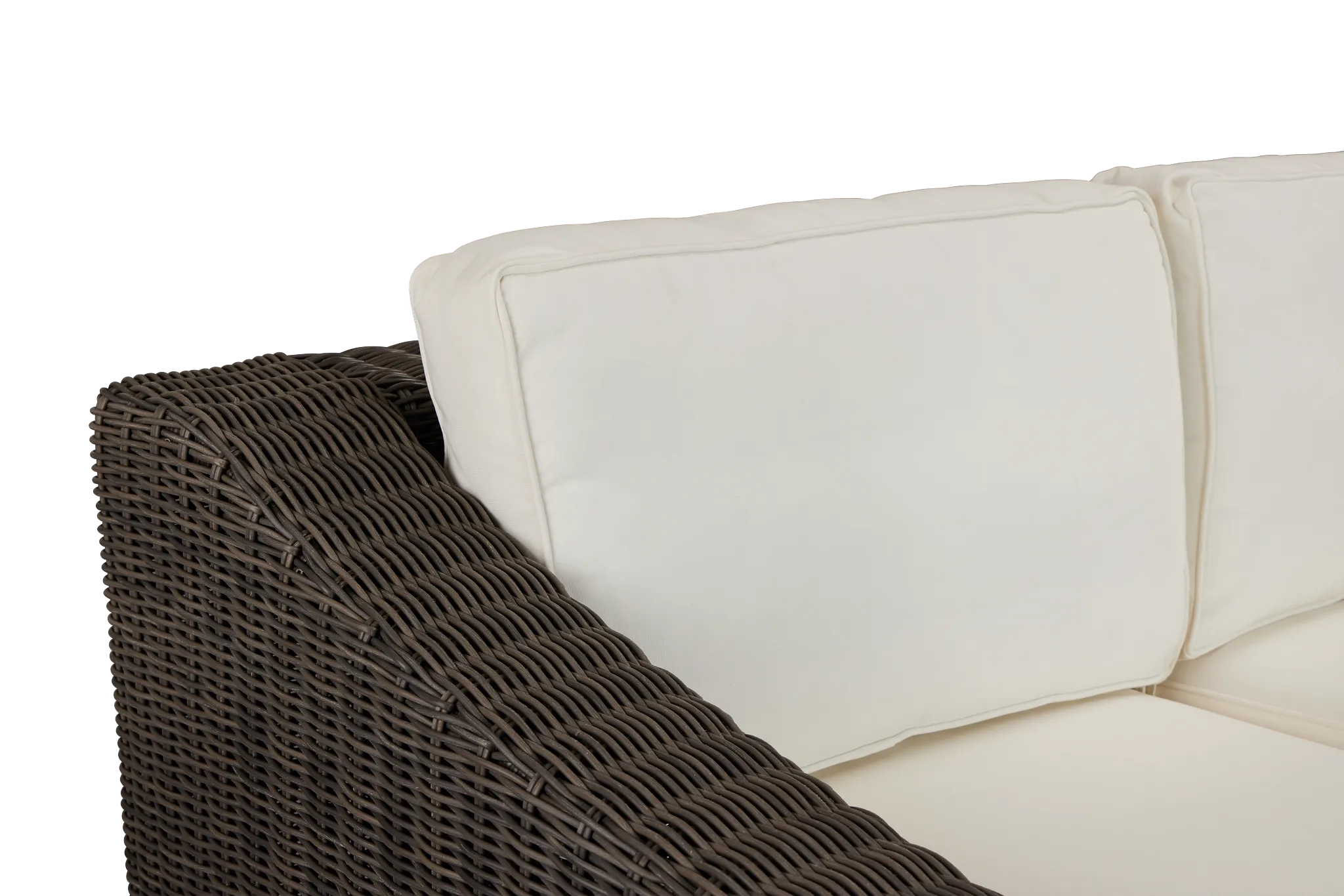 Canyon Gray White Large Two-arm Sectional