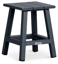 Barbados Gray Square Accent Table