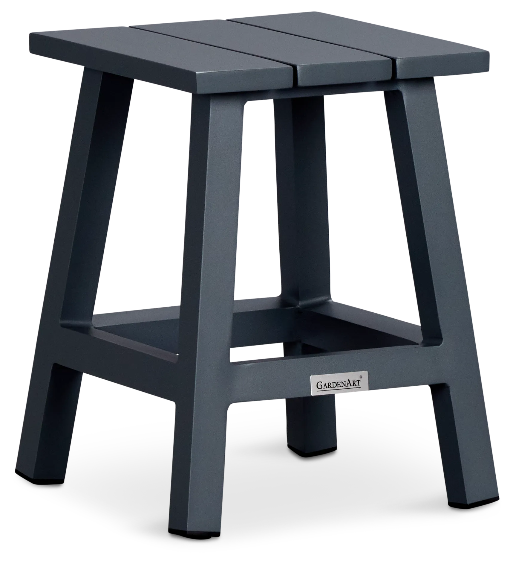 Barbados Gray Square Accent Table
