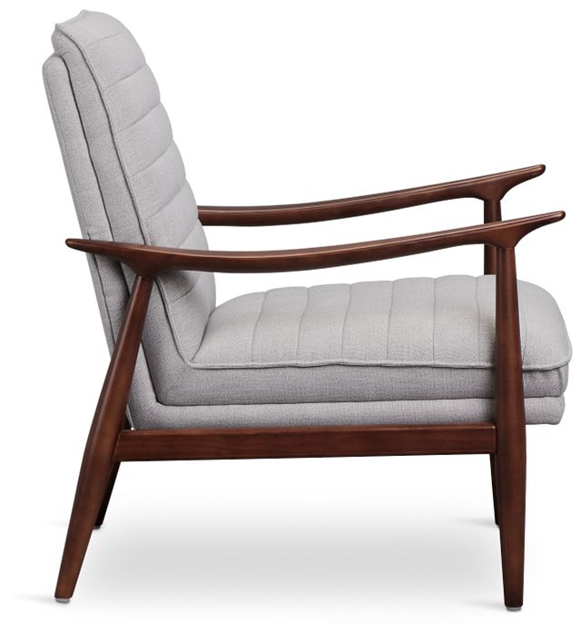 Leith Gray Fabric Accent Chair