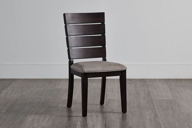 Sienna Dark Tone Slat Side Chair