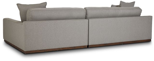 Mckenzie Light Gray Fabric Right Chaise Sectional