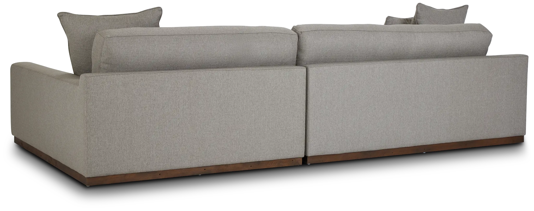 Mckenzie Light Gray Fabric Right Chaise Sectional Mckenzie Light Gray Fabric Right Chaise Sectional