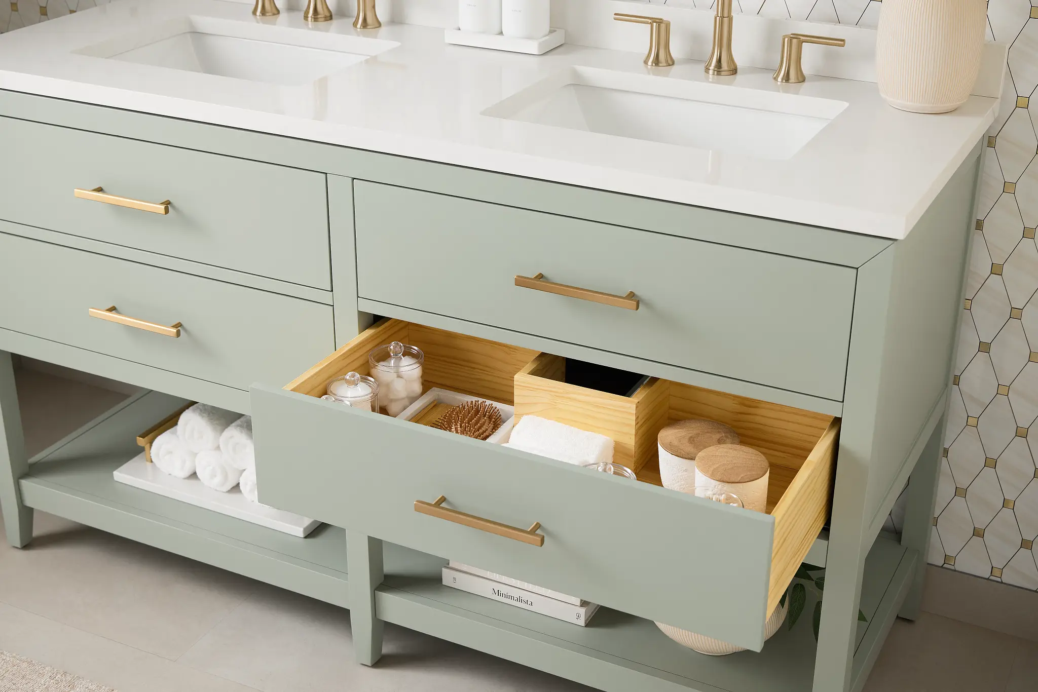 Alden Green 60" Double Bathroom Vanity Alden Green 60" Double Bathroom Vanity