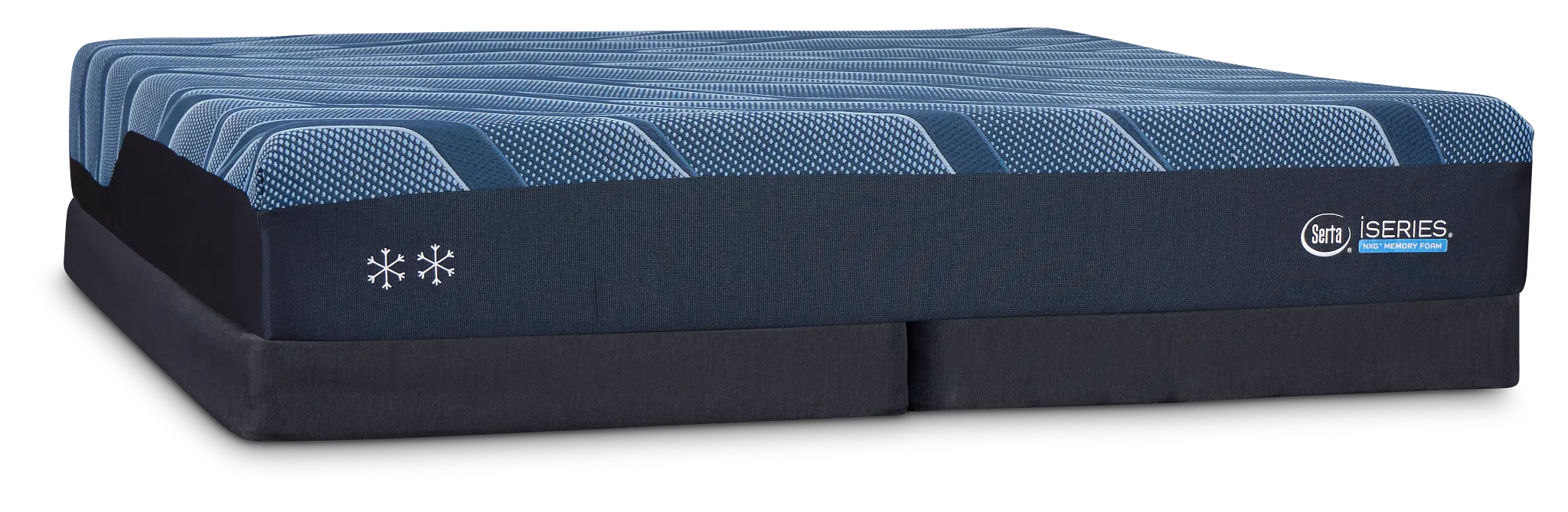 Iseries Nxg 1500 12" Firm Low-profile Mattress Set