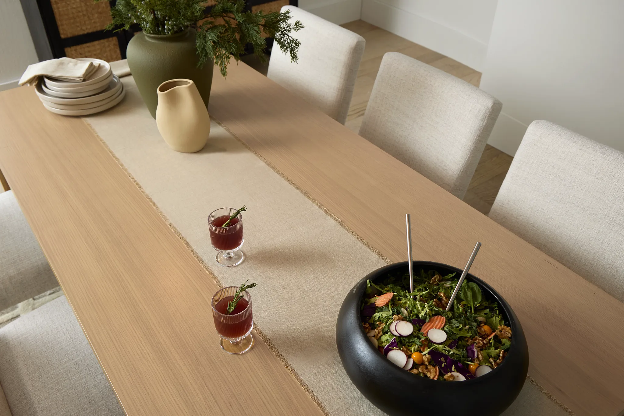 Park Ridge Light Tone Rectangular Table