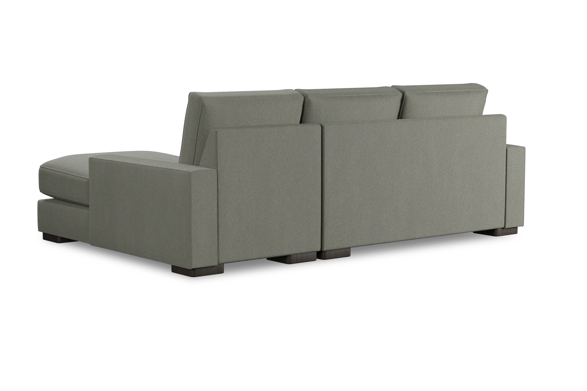 Edgewater Delray Pewter Right Chaise Sectional