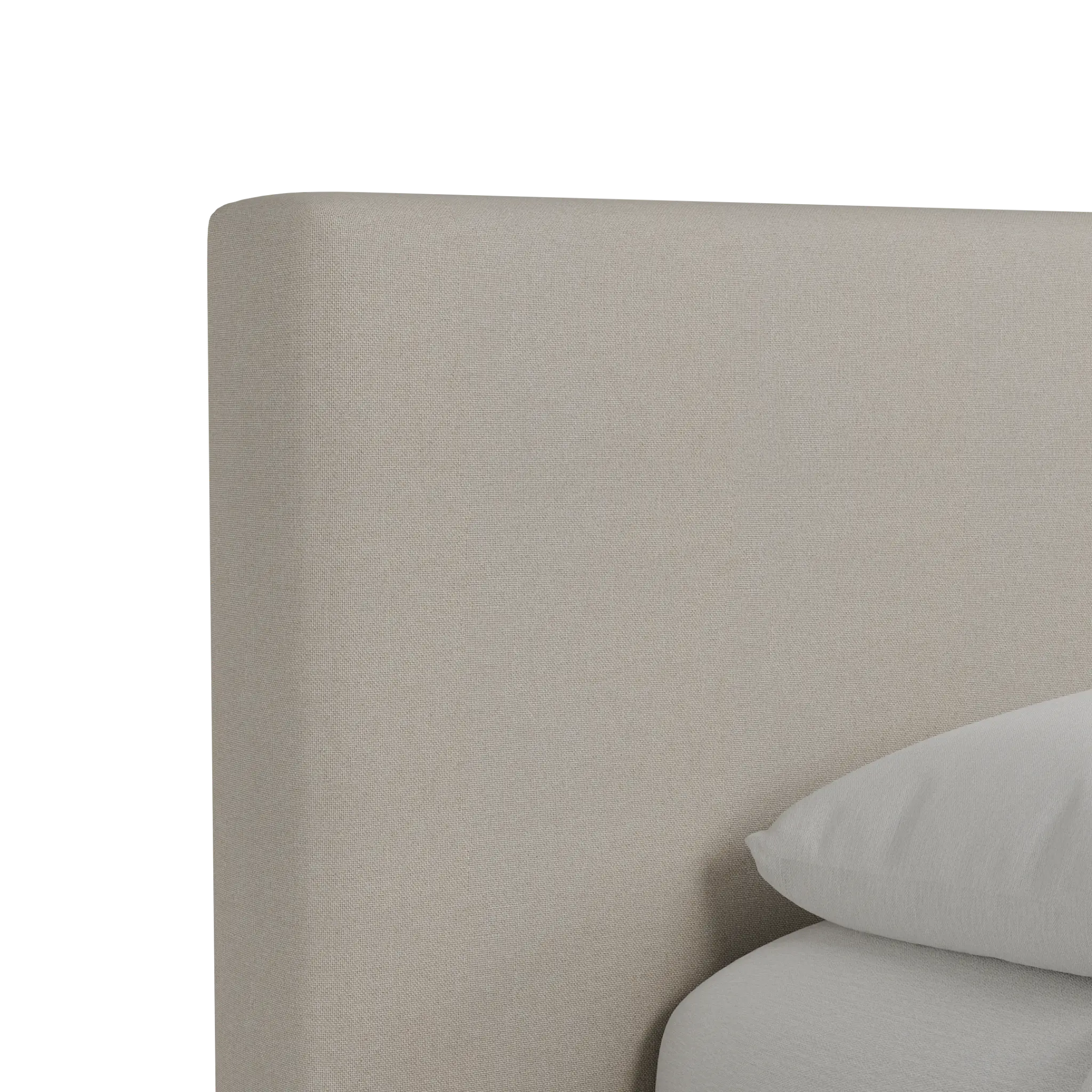 Grayton Suave Beige 44" Upholstered Platform Bed Grayton Suave Beige 44" Upholstered Platform Bed