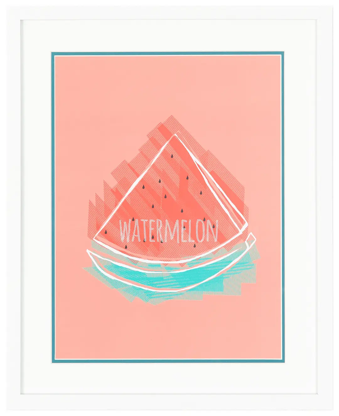 Watermelon Multicolored Framed Wall Art Watermelon Multicolored Framed Wall Art