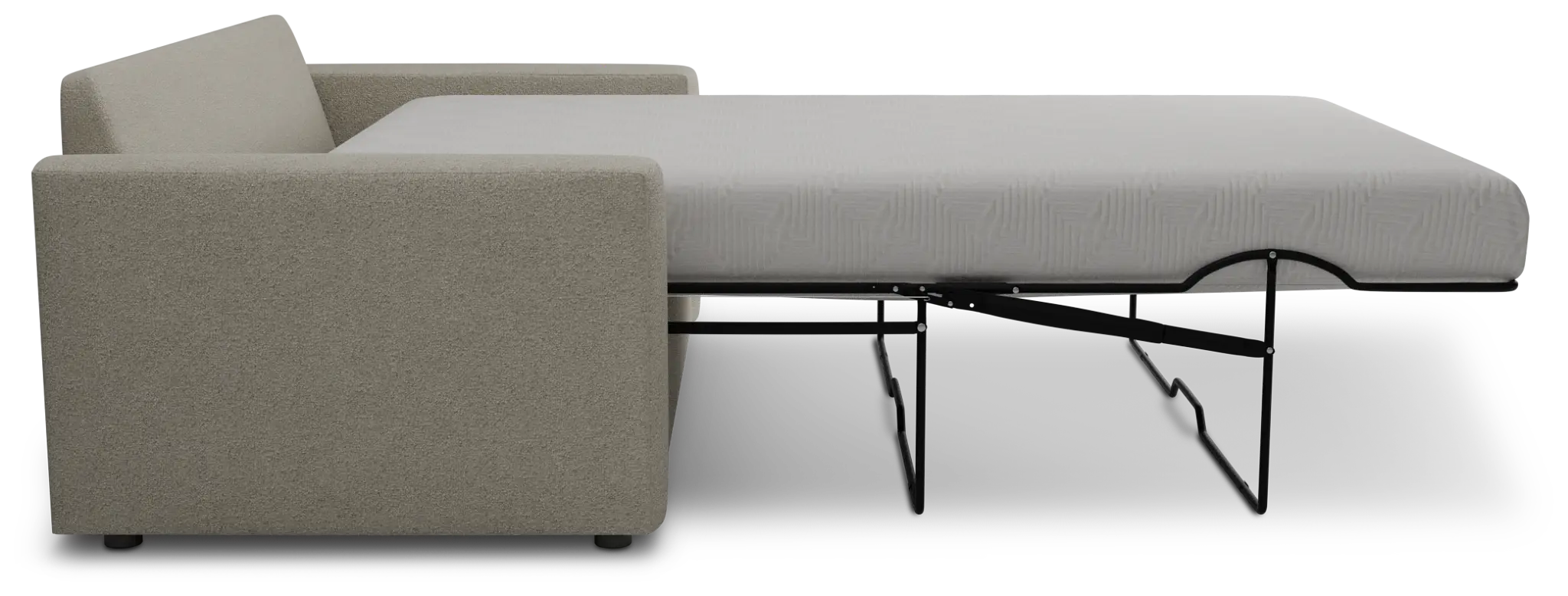 Siesta Elite Gray Fabric Memory Foam Sleeper Siesta Elite Gray Fabric Memory Foam Sleeper