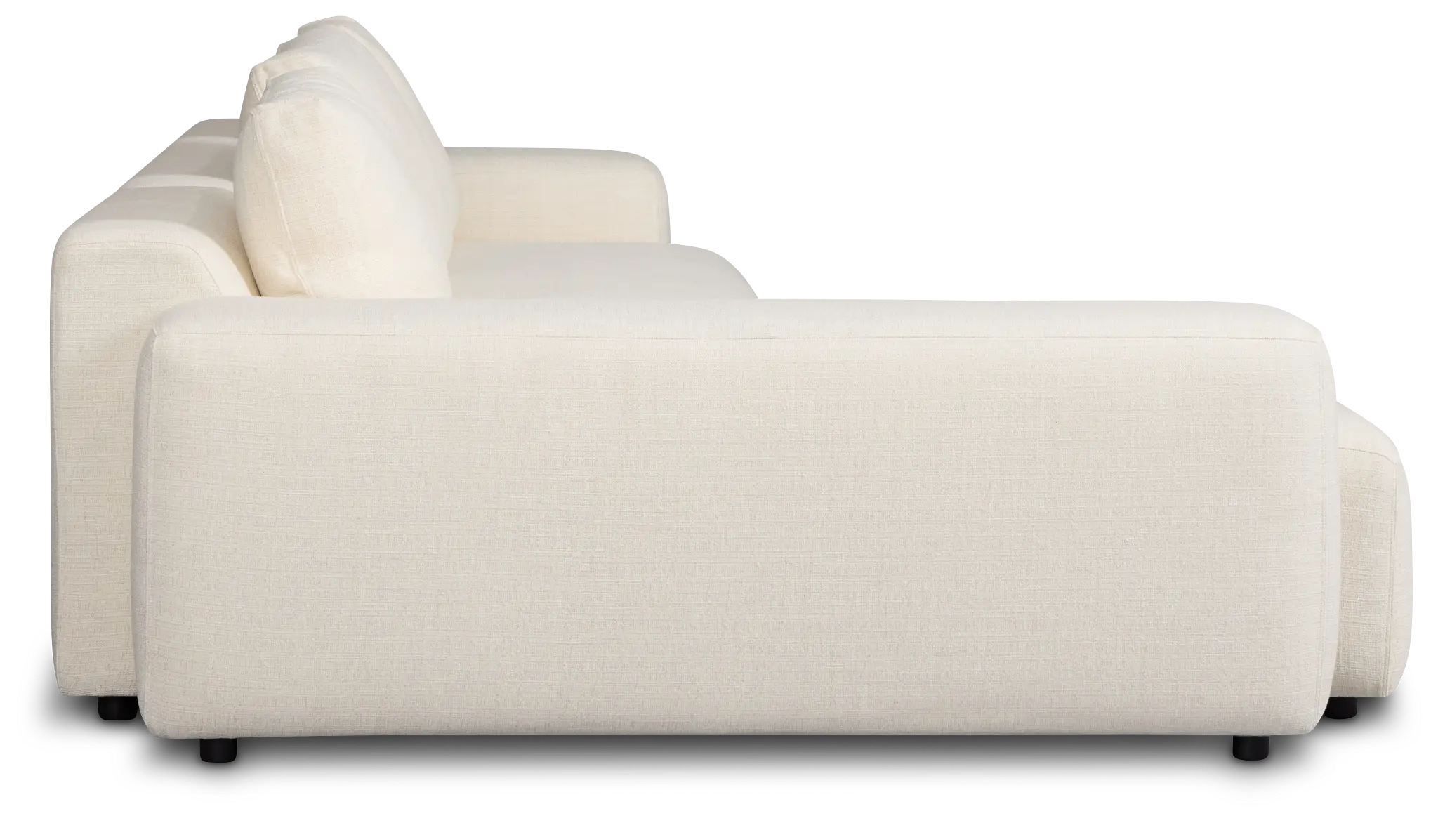 Cleo Light Beige Fabric Left Chaise Sectional Cleo Light Beige Fabric Left Chaise Sectional