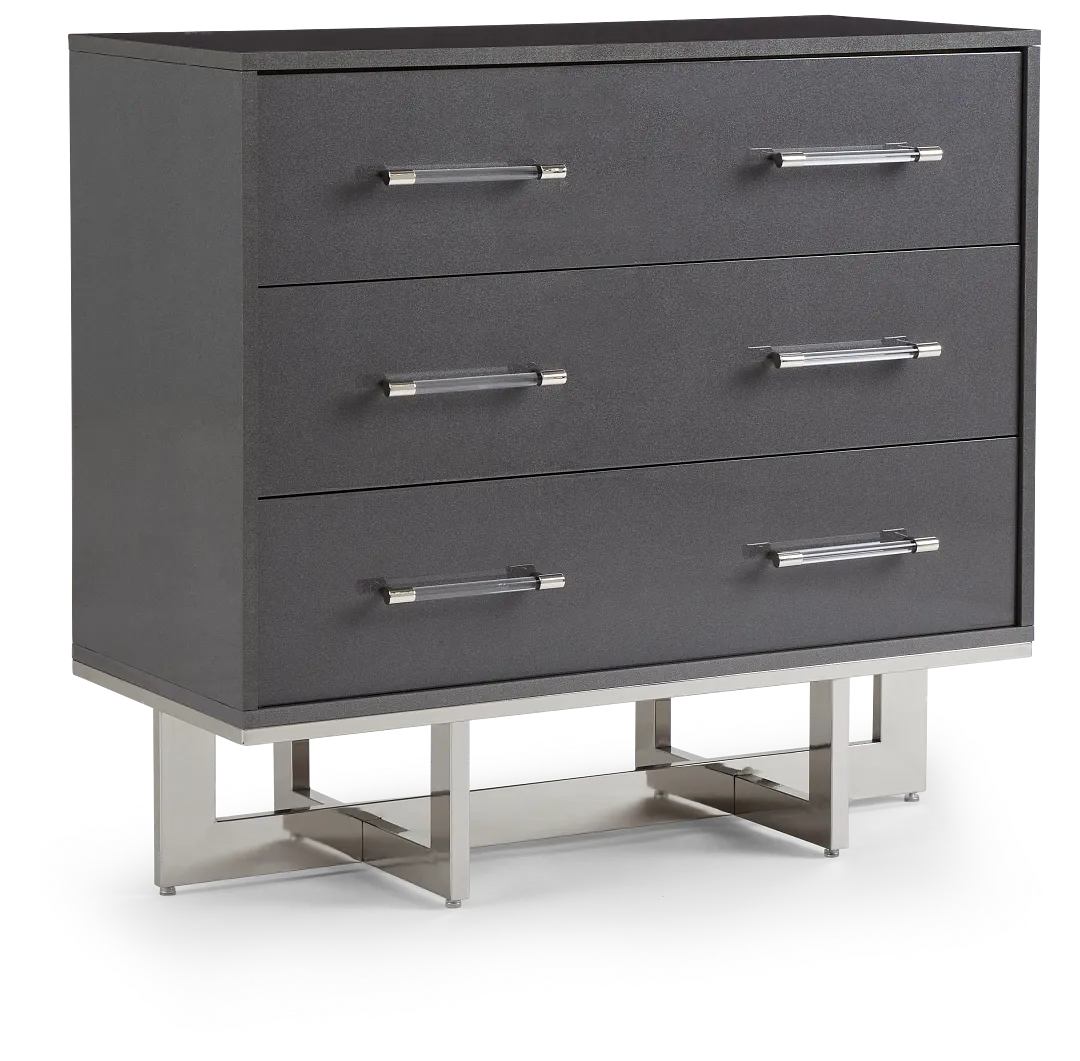 Cortina Gray Small Drawer Chest