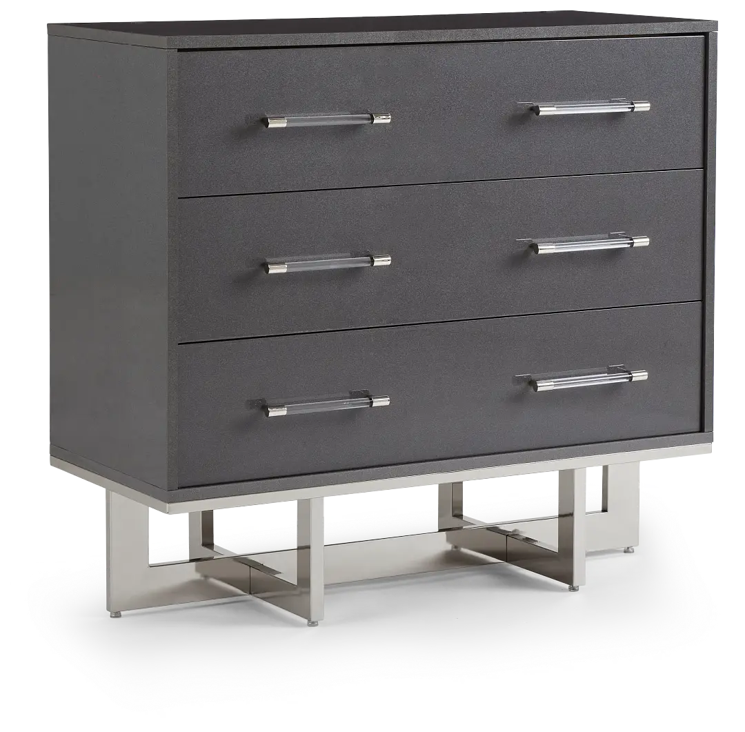 Cortina Gray Small Drawer Chest Cortina Gray Small Drawer Chest