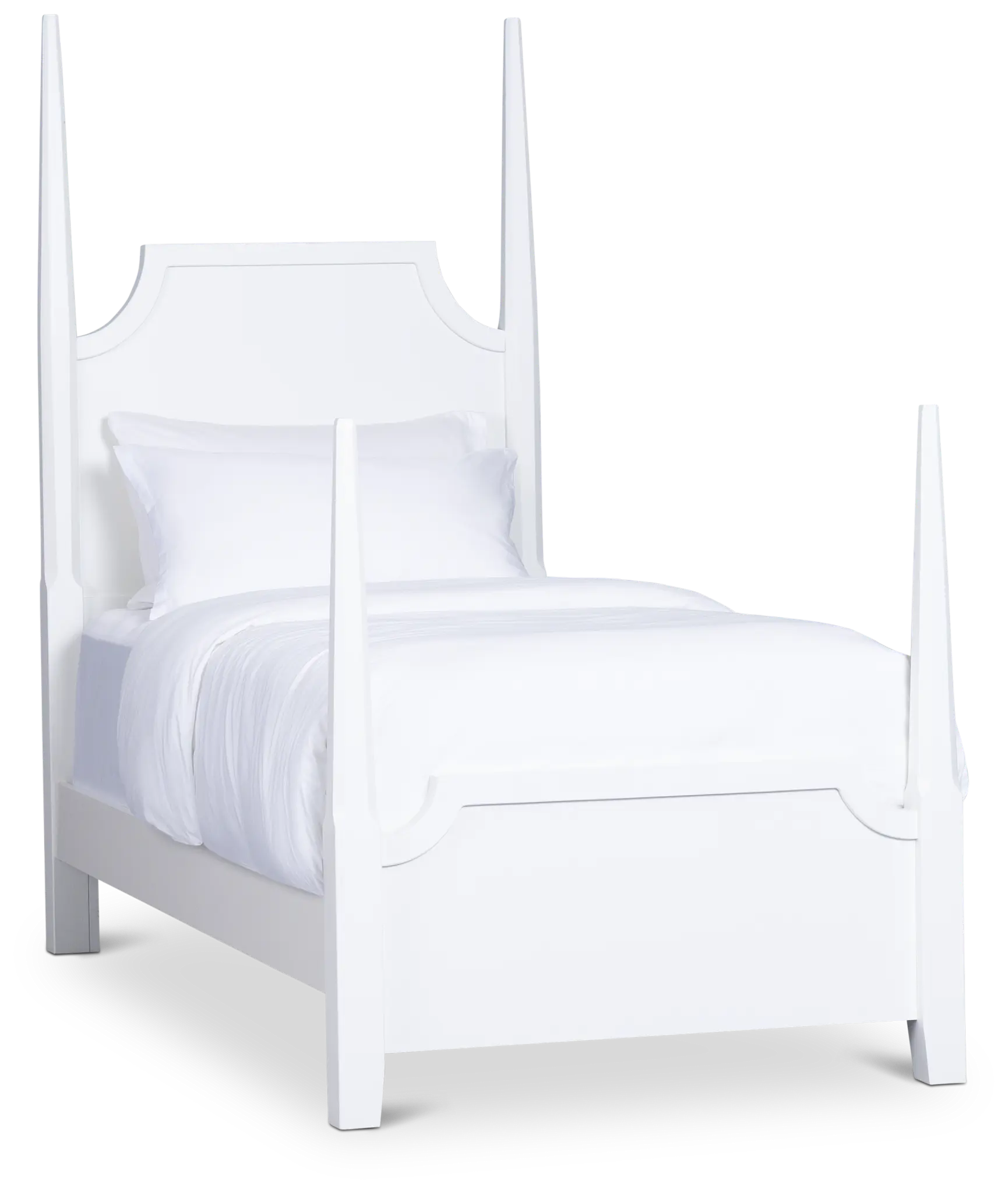 Carolina White Poster Bed Carolina White Poster Bed