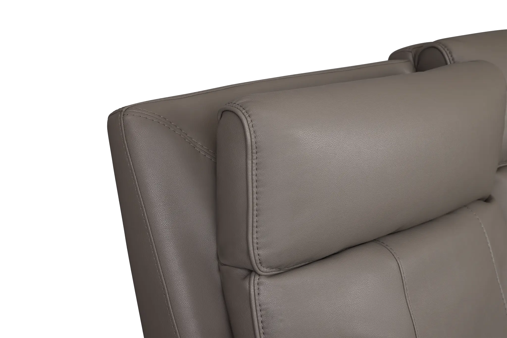 Rhett Gray Micro Power Reclining Sofa Rhett Gray Micro Power Reclining Sofa