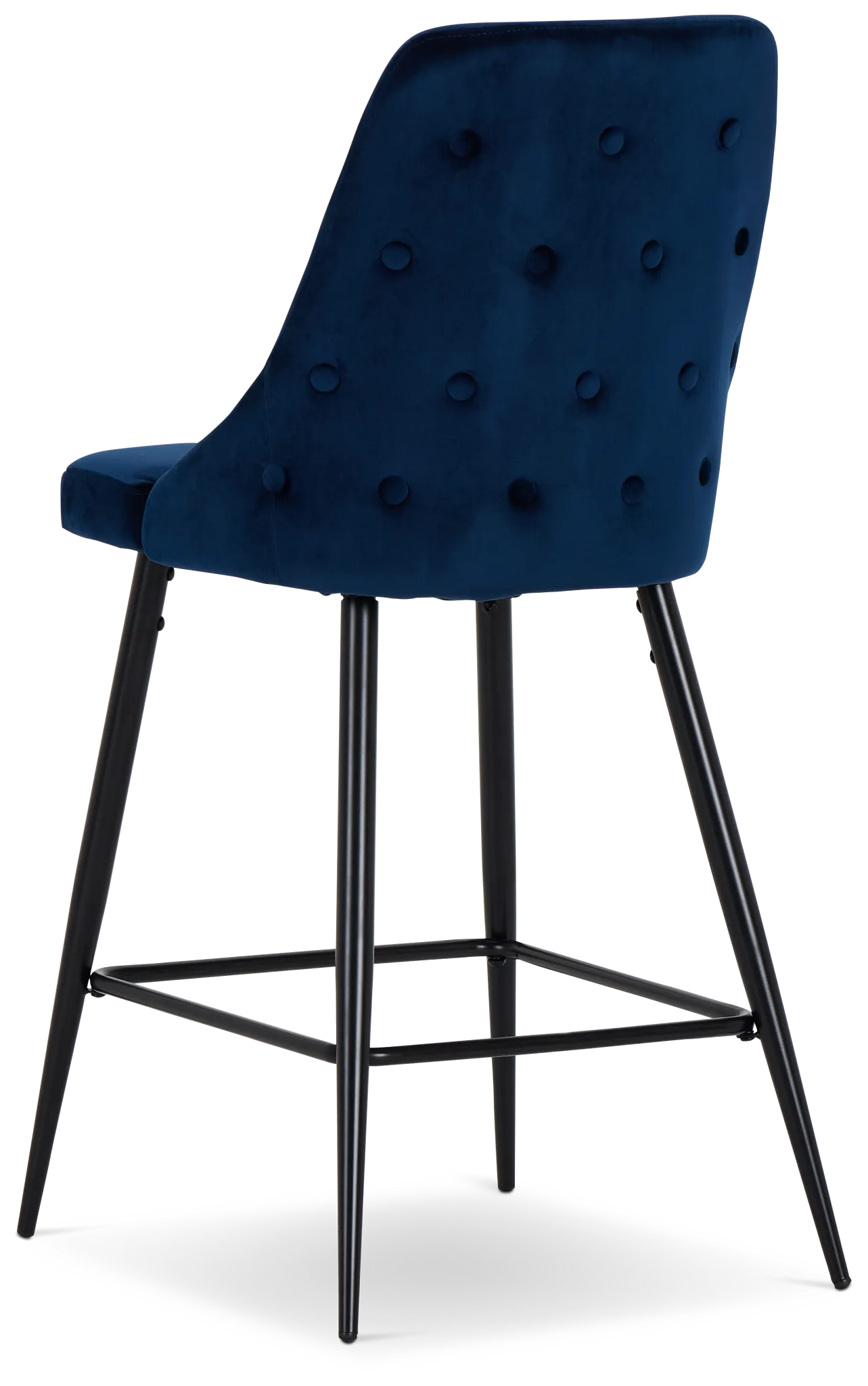 Cameo Dark Blue 27" Upholstered Barstool