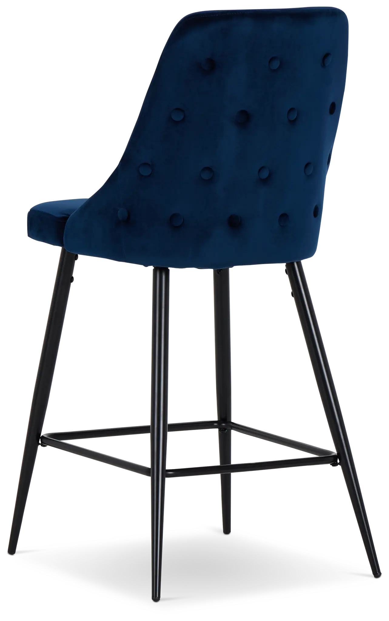 Cameo Dark Blue 27" Upholstered Barstool Cameo Dark Blue 27" Upholstered Barstool