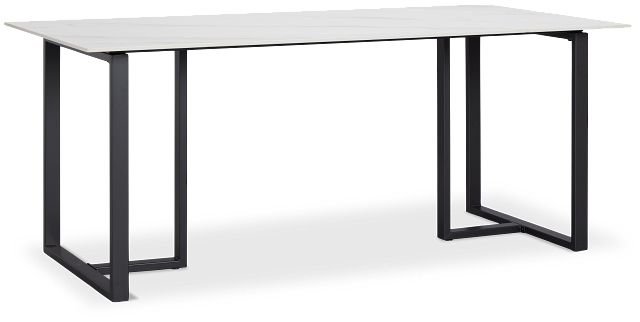 Paxton White Rectangular Table
