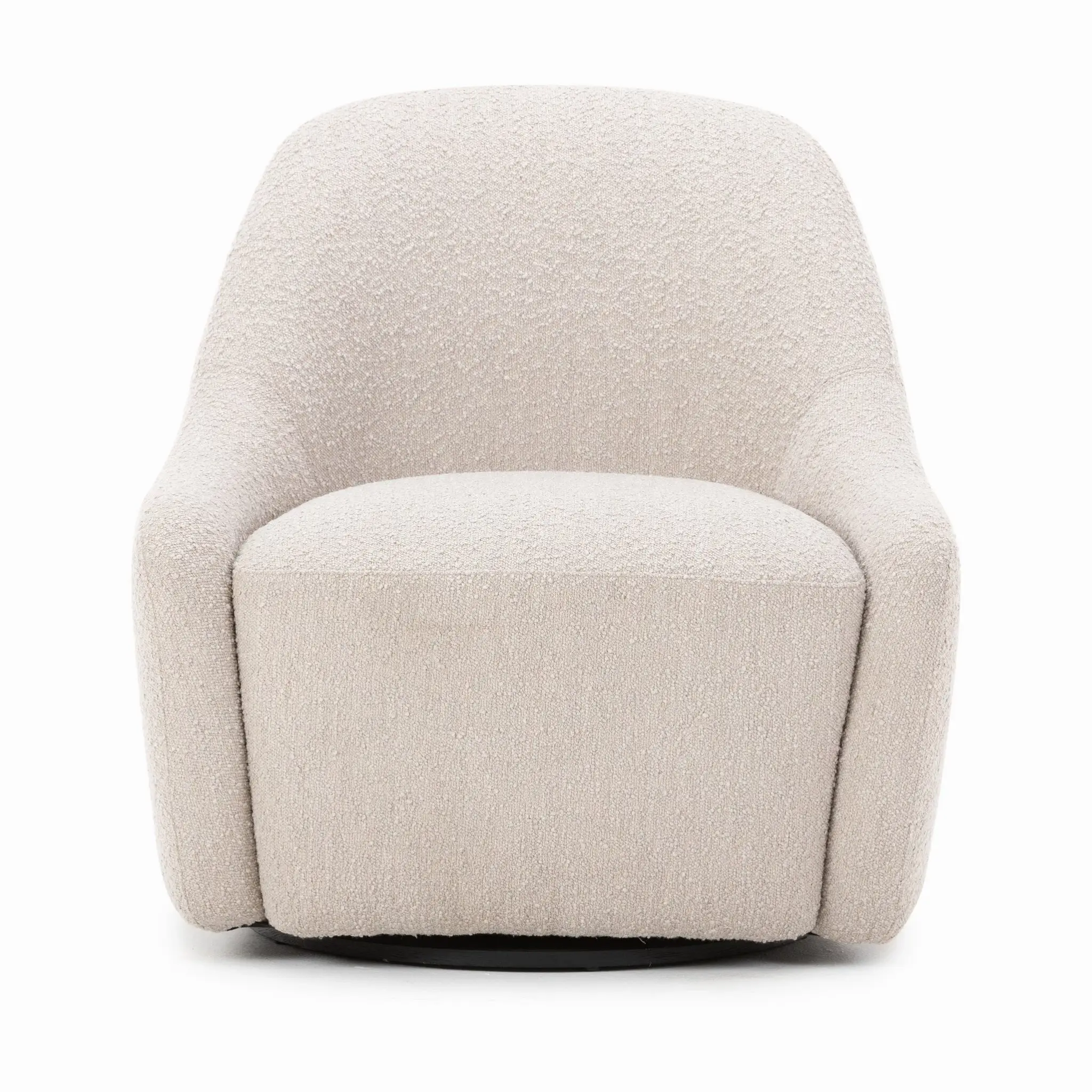 Lenin Light Beige Fabric Swivel Accent Chair Lenin Light Beige Fabric Swivel Accent Chair