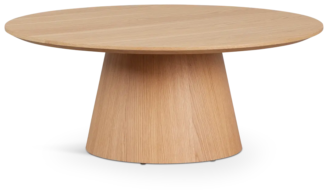 Nomad Light Tone Round Coffee Table Nomad Light Tone Round Coffee Table