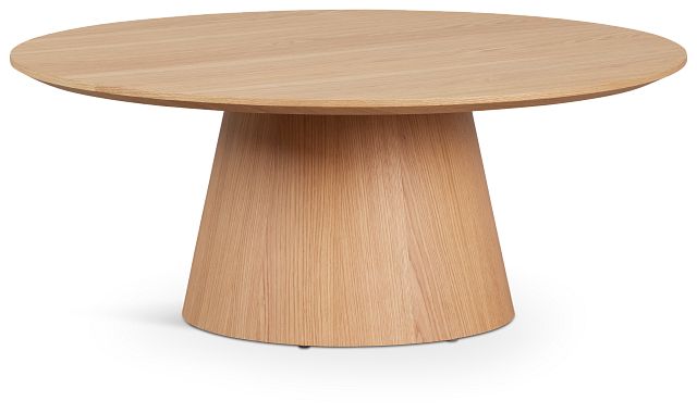 Nomad Light Tone Round Coffee Table