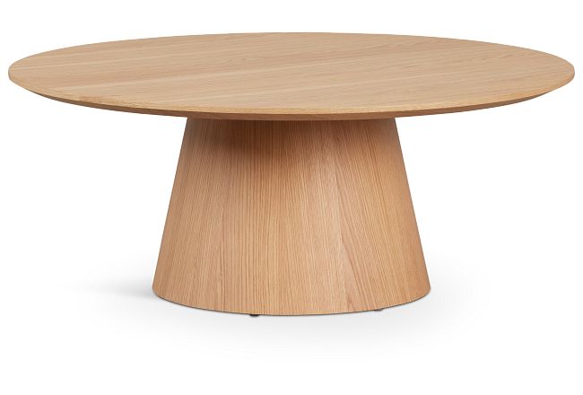 Nomad Light Tone Round Coffee Table