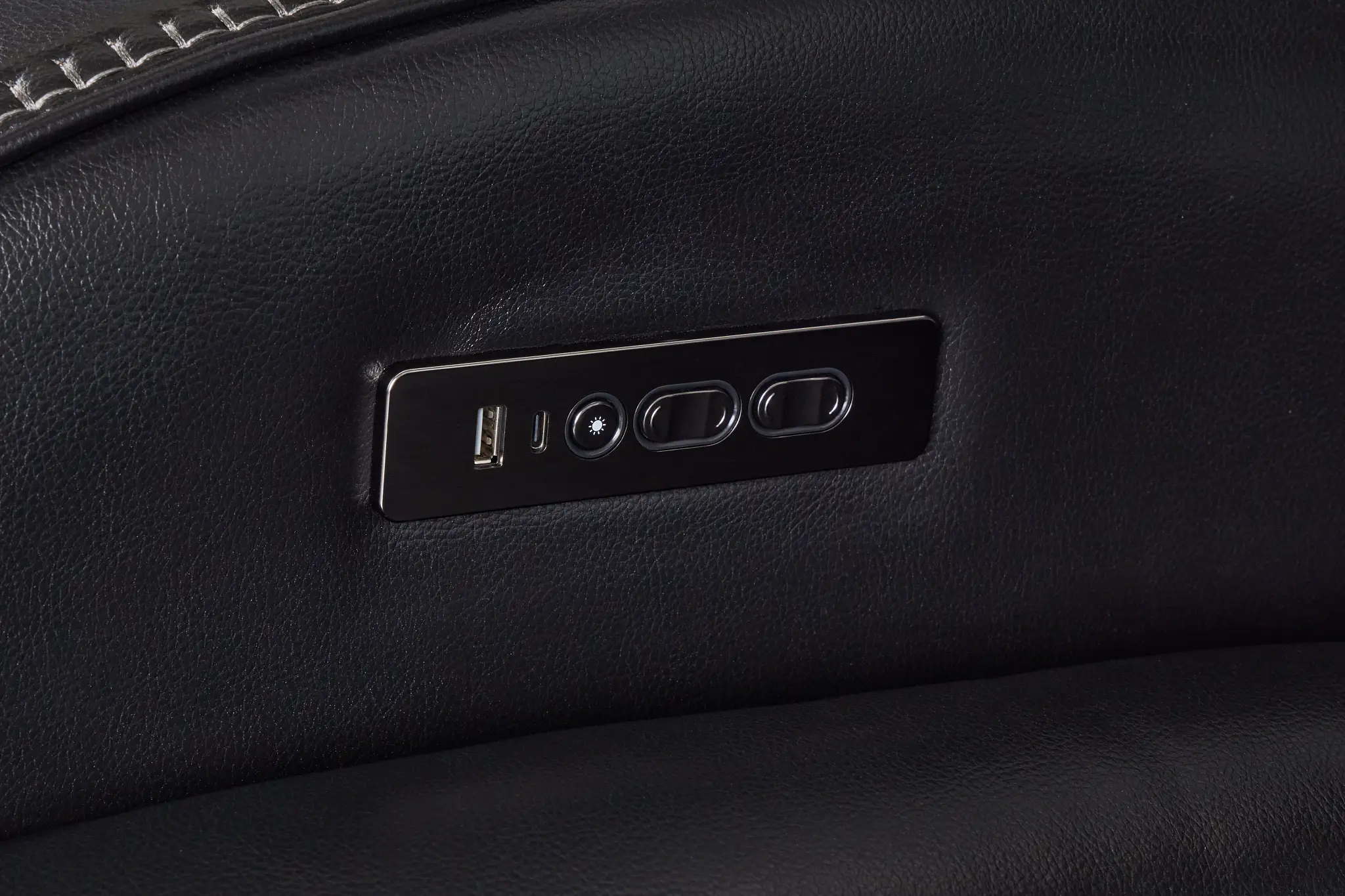 Omega Black Micro Power Recliner Omega Black Micro Power Recliner