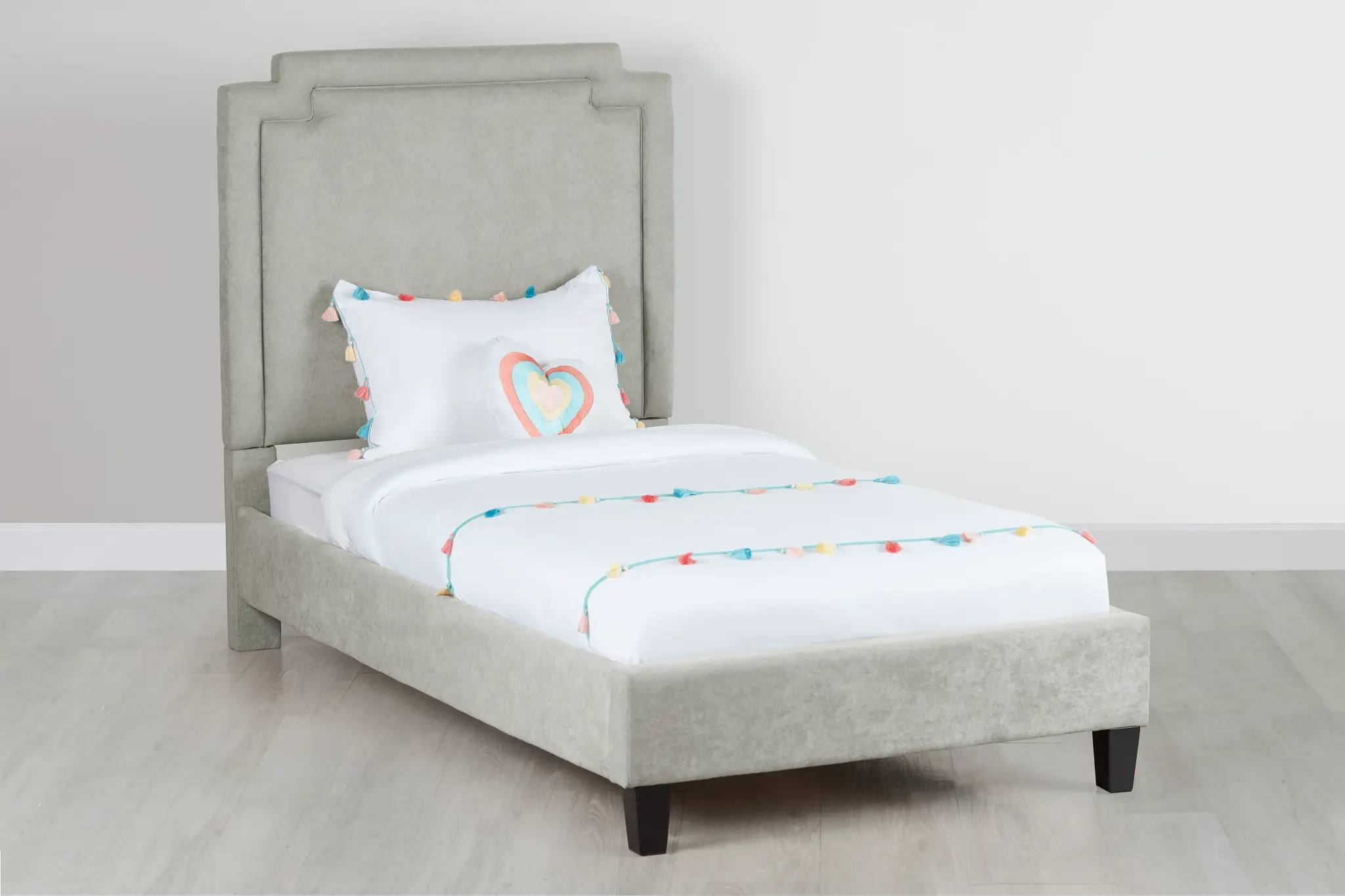 Whitney Taupe Uph Platform Bed Whitney Taupe Uph Platform Bed