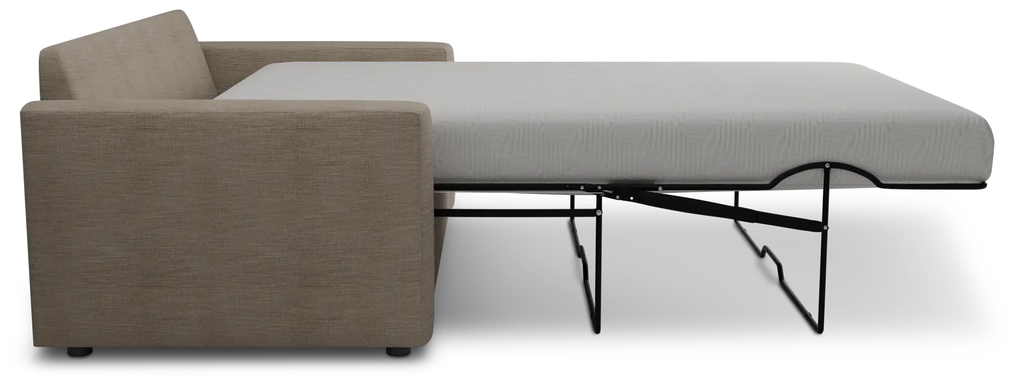 Siesta Victory Taupe Fabric Memory Foam Sleeper Siesta Victory Taupe Fabric Memory Foam Sleeper