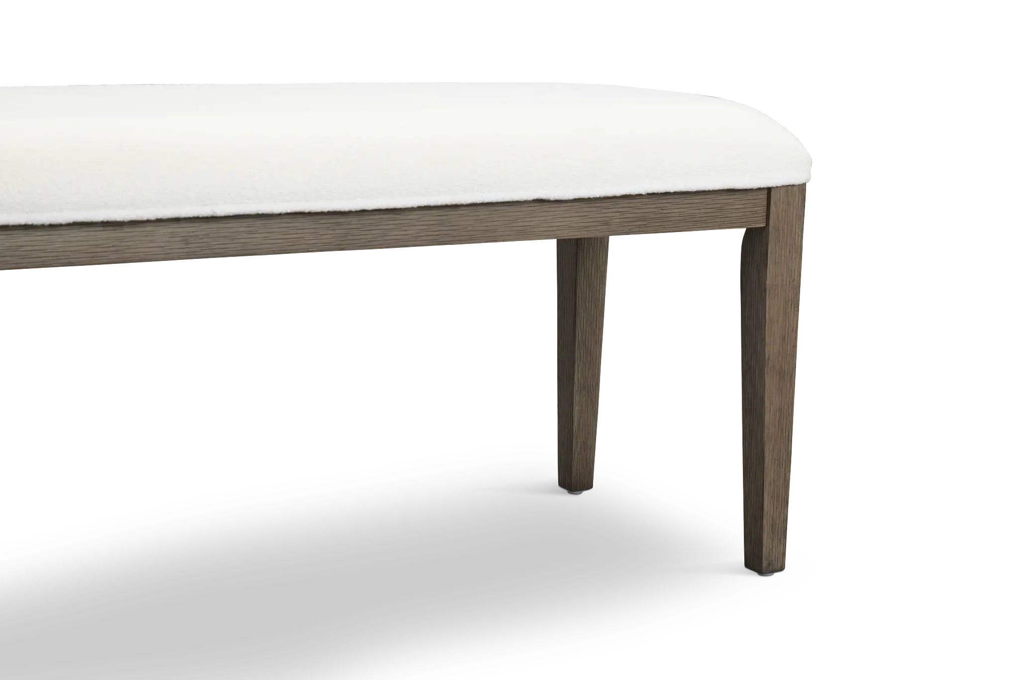 Alden Gray Upholstered Dining Bench Alden Gray Upholstered Dining Bench