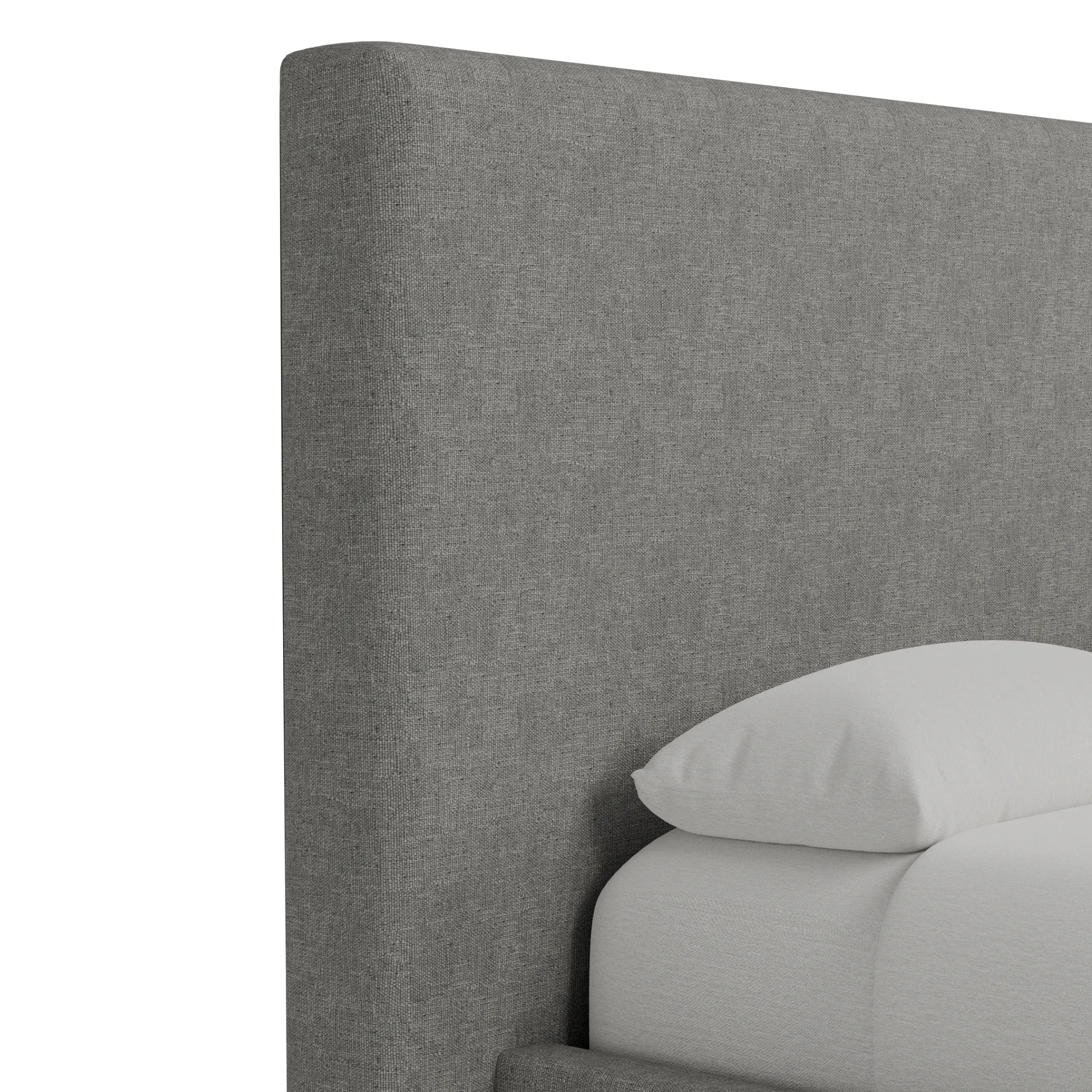 Grayton Linen 54" Upholstered Platform Bed