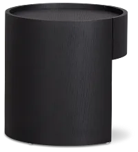 Nomad Black 1-drawer Nightstand