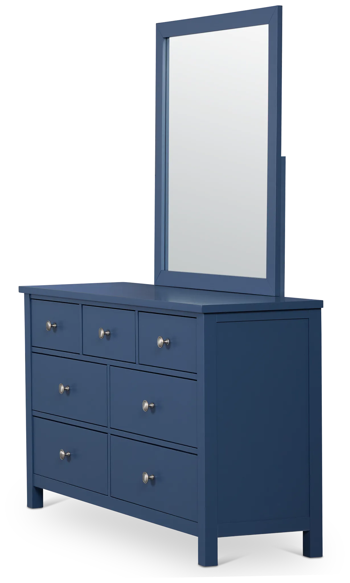 Charleston Dark Blue Dresser & Mirror